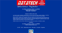 Desktop Screenshot of datatechdvd.com.ar