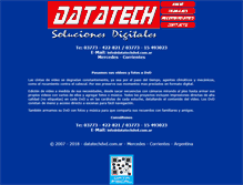 Tablet Screenshot of datatechdvd.com.ar